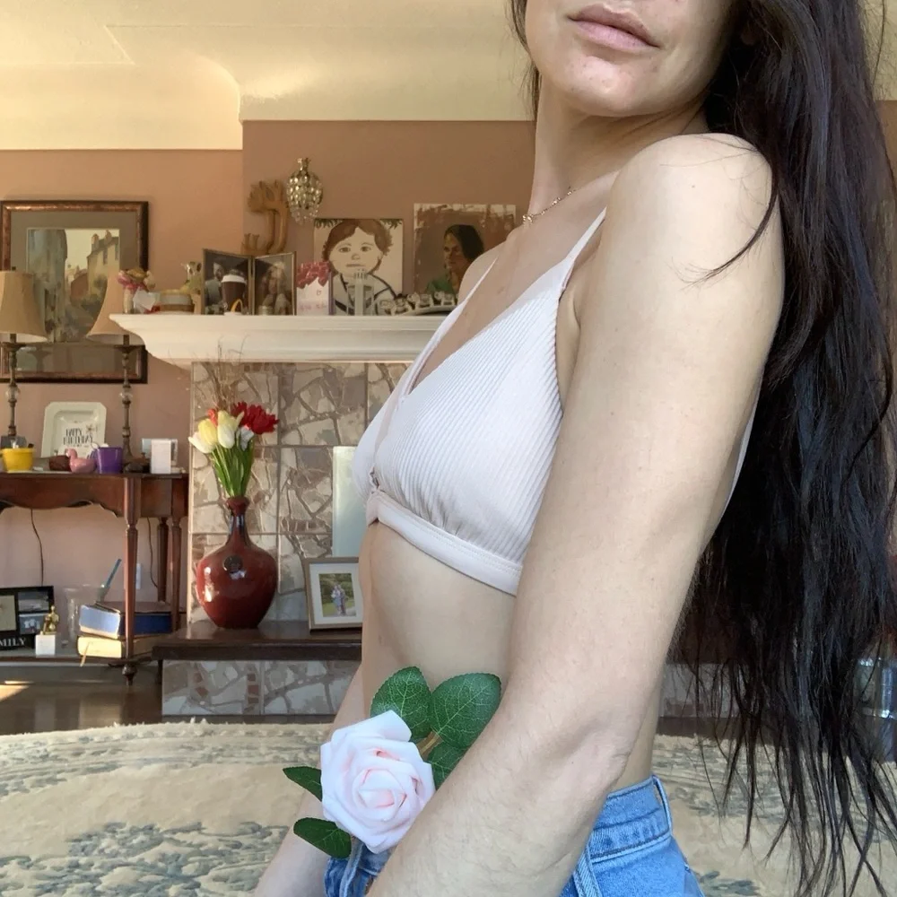 Body Glove crème laced front bra - Picture 2 of 11